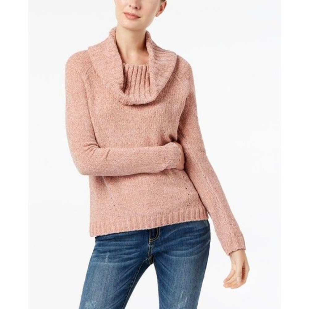 NWT INC Chenille Cowl Neck Sweater